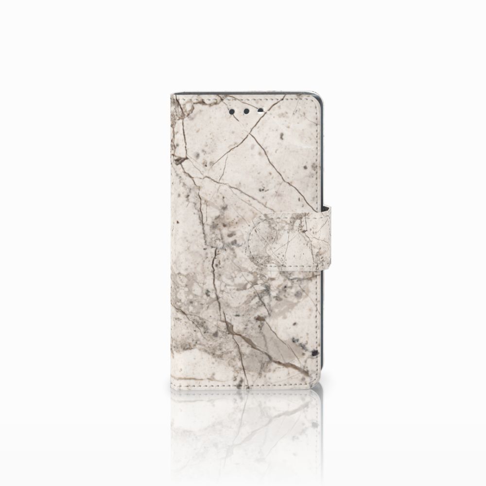 Sony Xperia X Compact Bookcase Marmer Beige