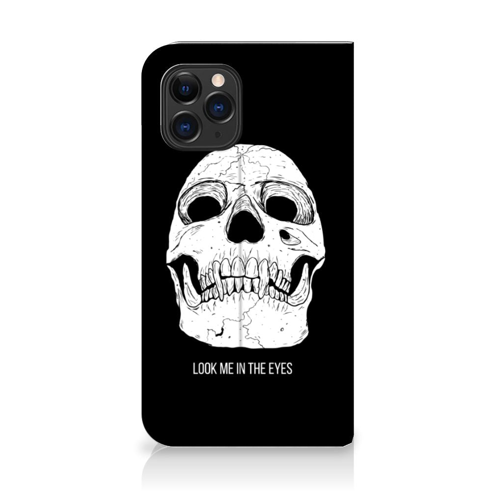 Mobiel BookCase Apple iPhone 11 Pro Skull Eyes