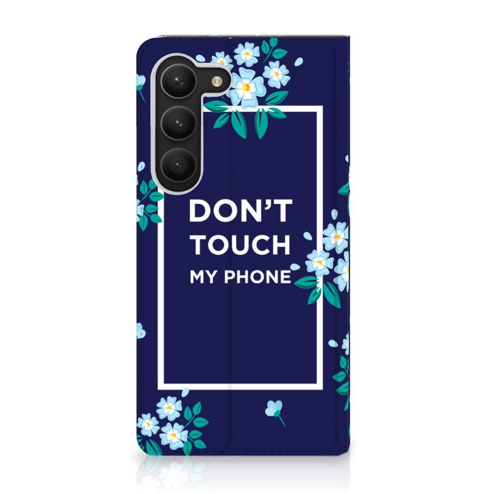 Samsung Galaxy S23 Design Case Flowers Blue DTMP - B2C Telecom