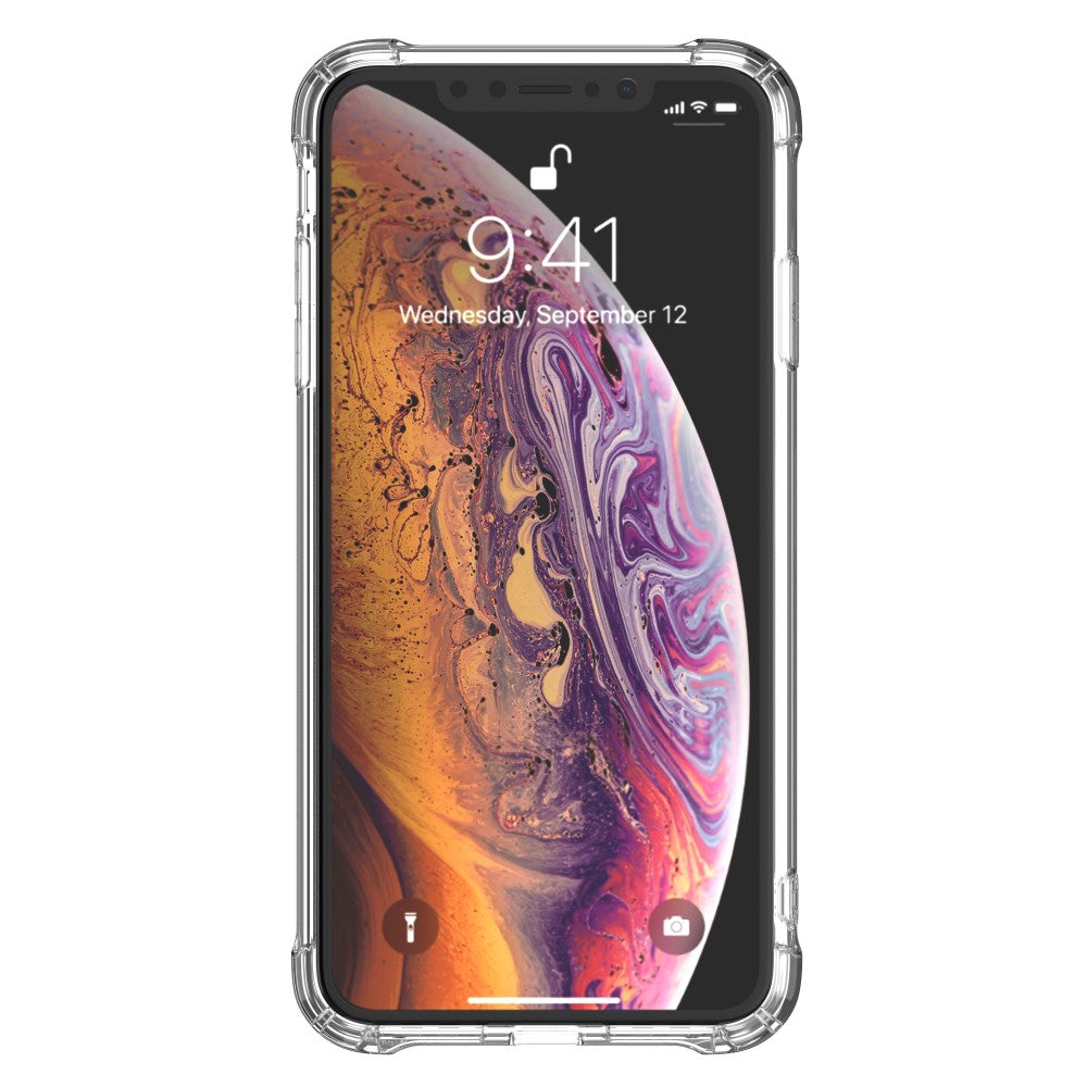 iPhone Xs TPU Siliconen Hoesje Anti-shock Transparant