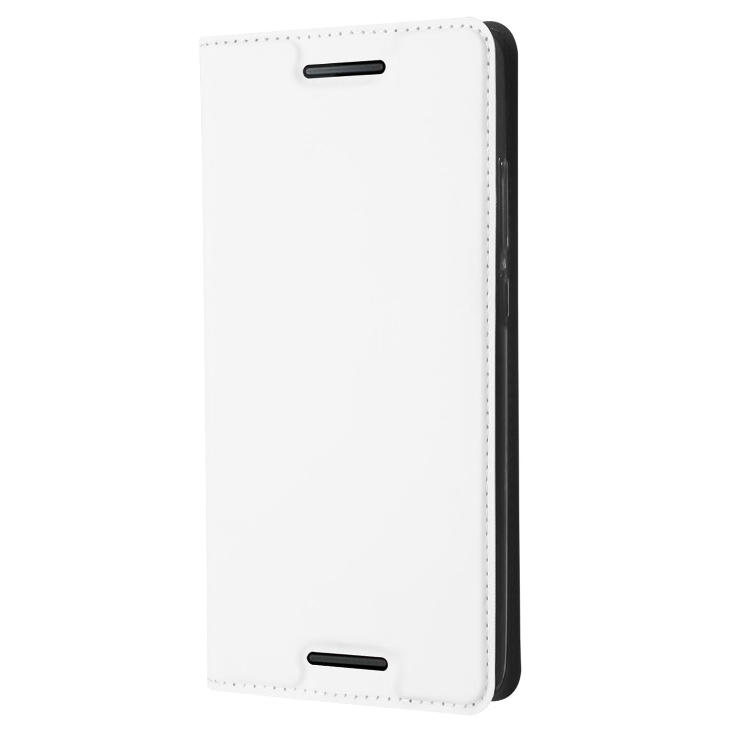 Nokia 2.1 Stand Case Hoesje Wit met Pashouder