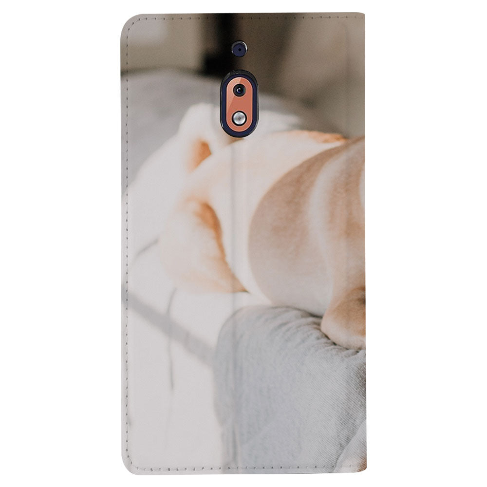 Nokia 2.1 Standcase Hoesje Maken met Foto