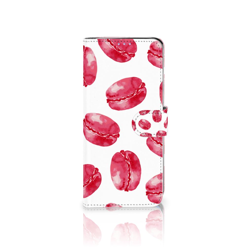Samsung Galaxy S20 Plus Book Cover Pink Macarons
