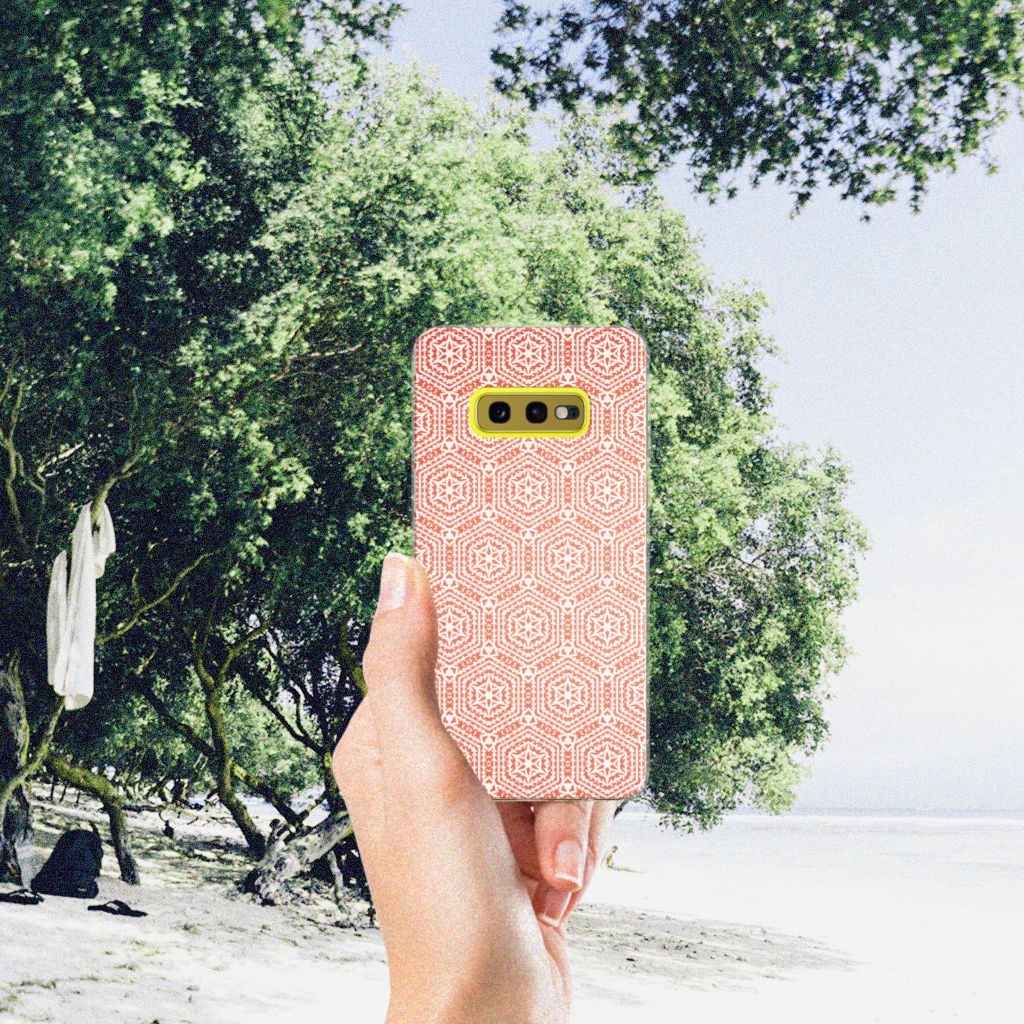 Samsung Galaxy S10e TPU bumper Pattern Orange