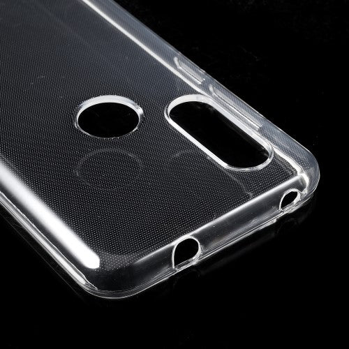 Motorola One Vision Bumper Case Transparant 