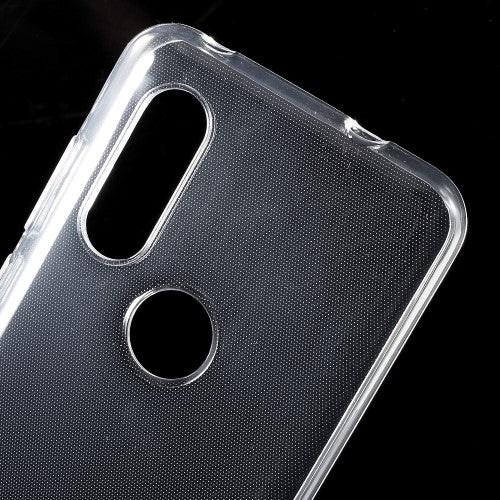 Motorola One Vision Bumper Case Transparant 