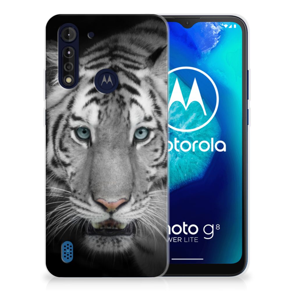 Motorola Moto G8 Power Lite TPU Hoesje Tijger B2C Telecom