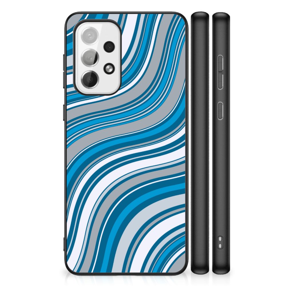 Samsung Galaxy A73 Back Case Waves Blue B2C Telecom