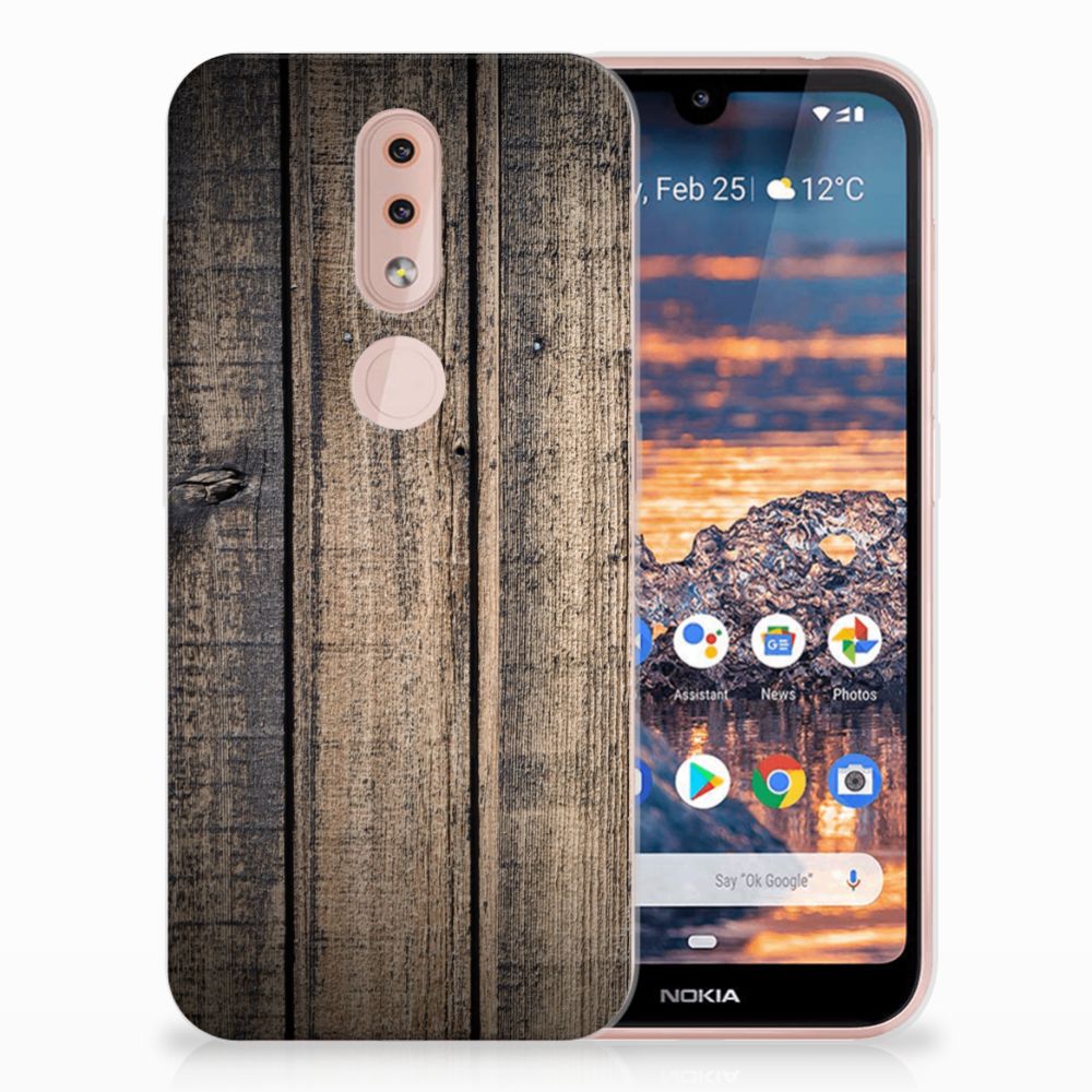 Nokia 4.2 Bumper Hoesje Steigerhout