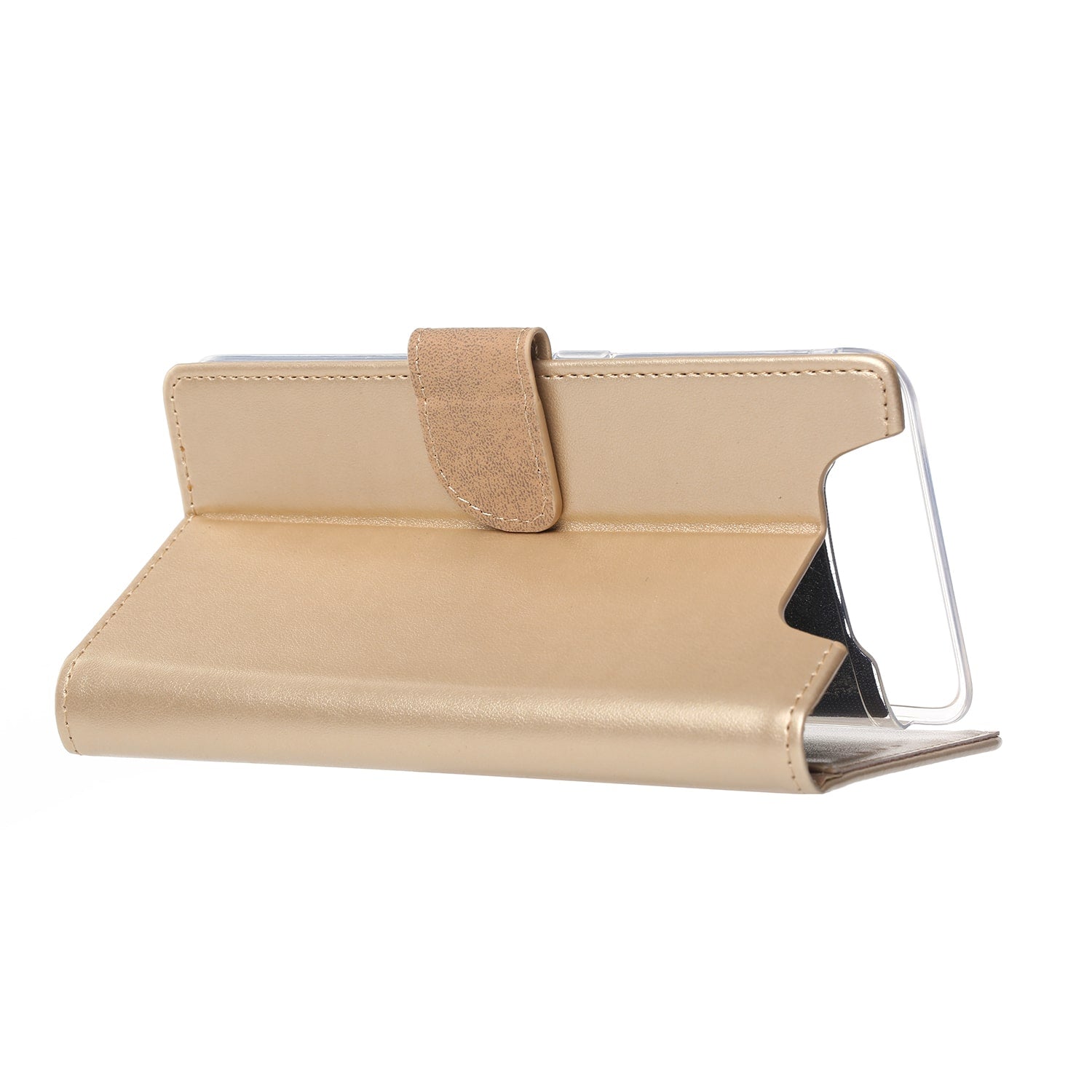 Samsung Galaxy A80 Hoesje Goud met Pasjeshouder