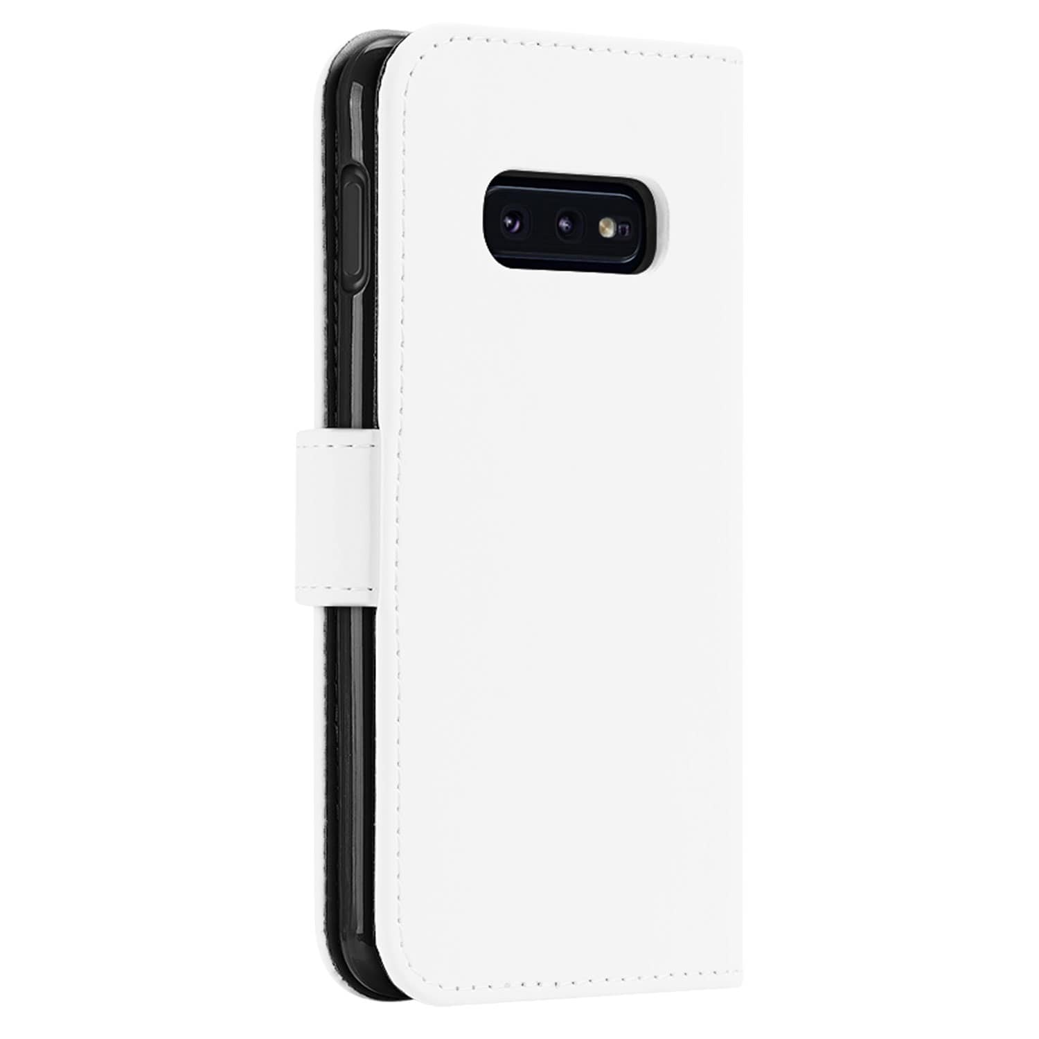 Samsung Galaxy S10e Hoesje Wit met Pasjeshouder