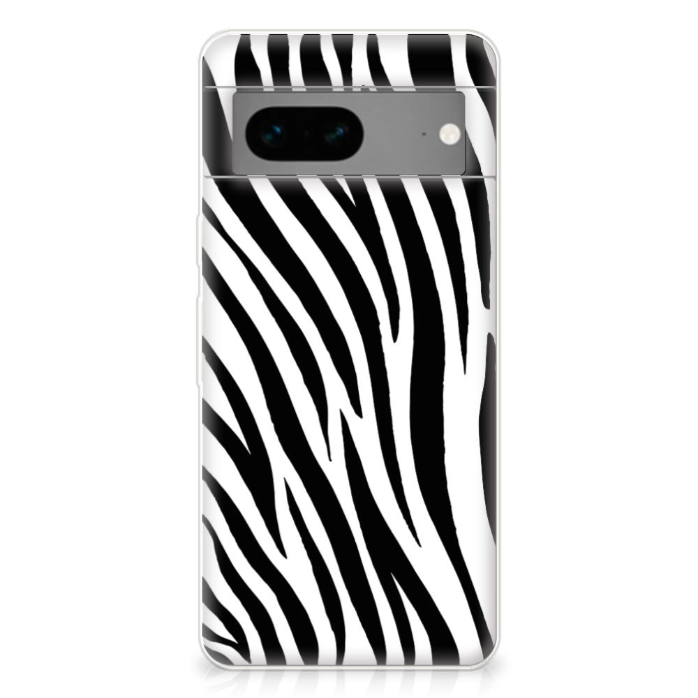 Google Pixel 7 TPU Hoesje Zebra