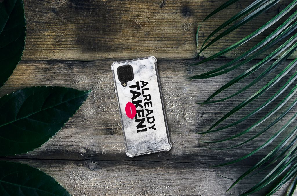 Samsung Galaxy A12 Telefoonhoesje met tekst Already Taken White - B2C Telecom