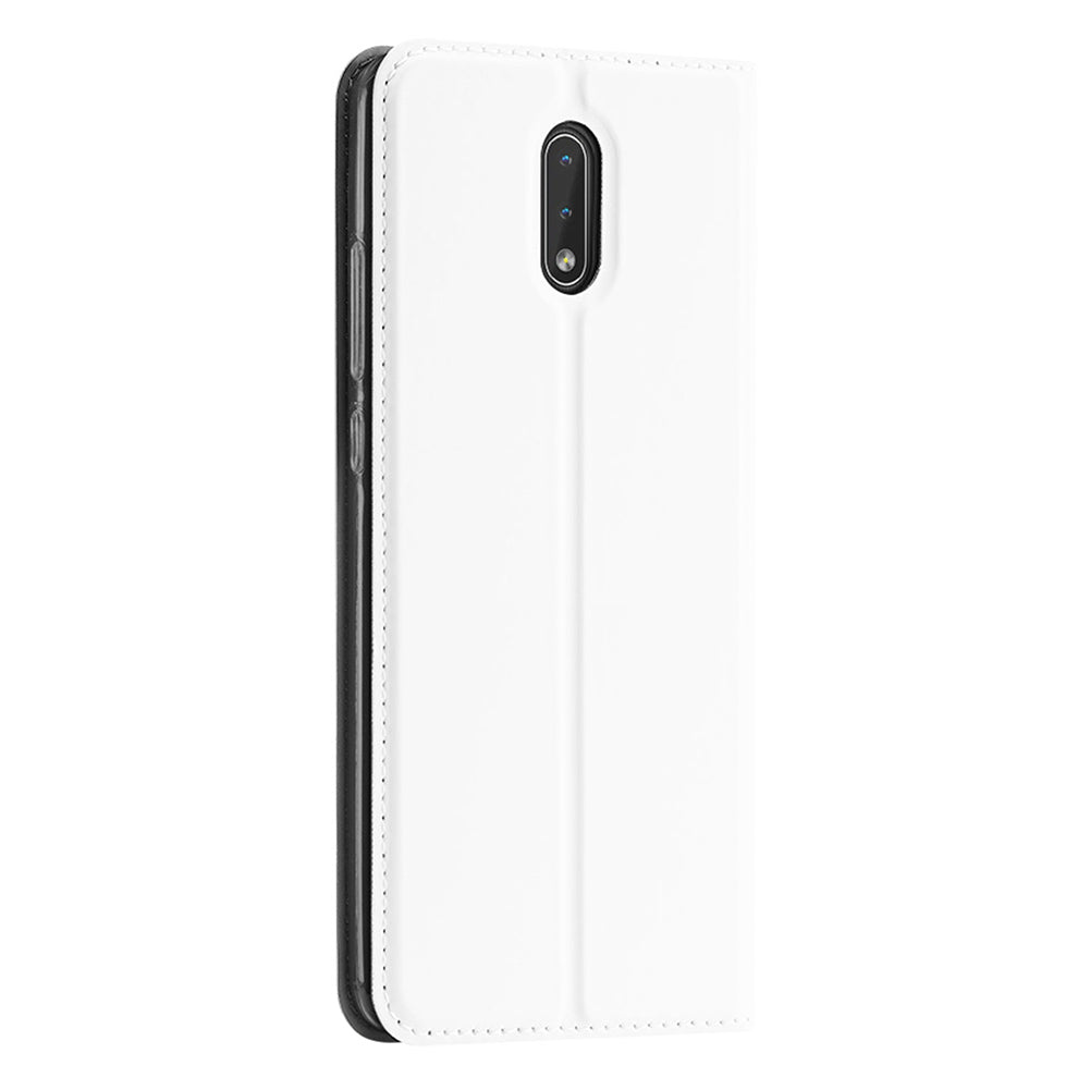 Nokia 2.3 Bookcover Hoesje Wit met Pashouder