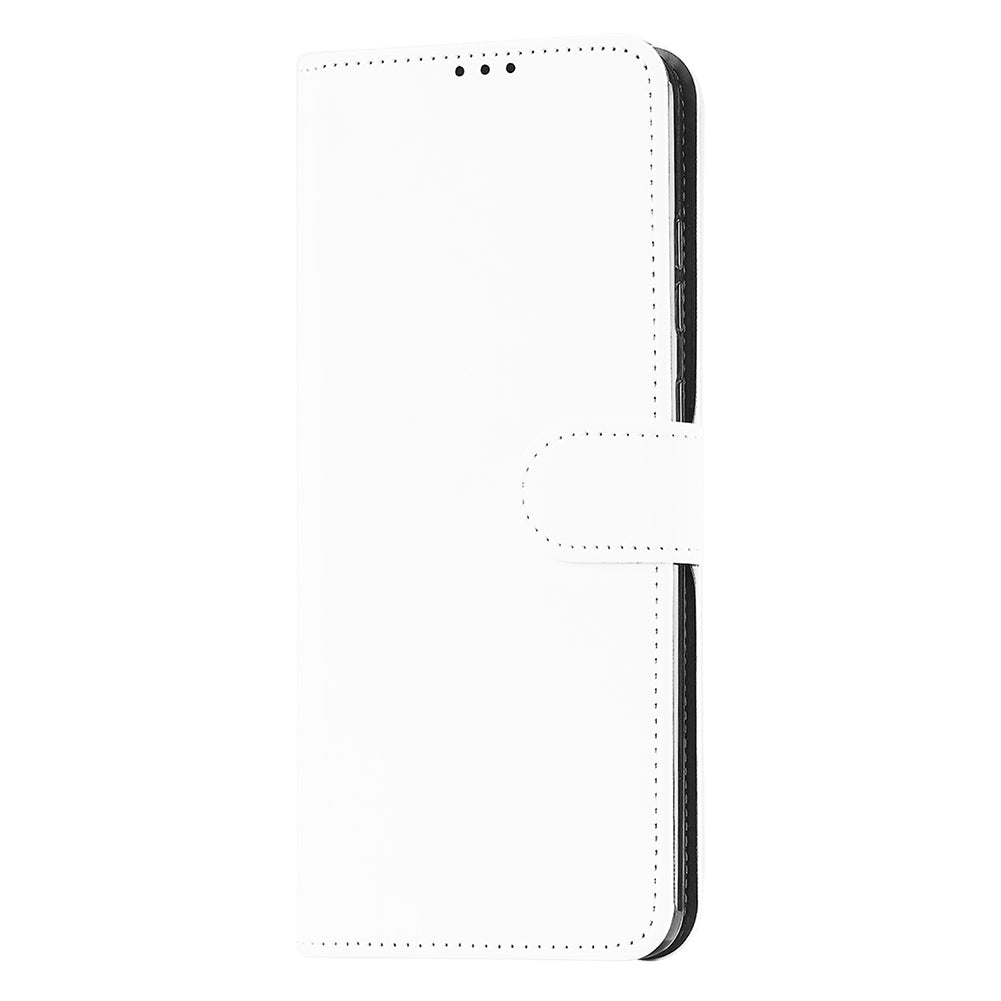 Bookcase Samsung Galaxy A51 Hoesje Wit met Pasjeshouder