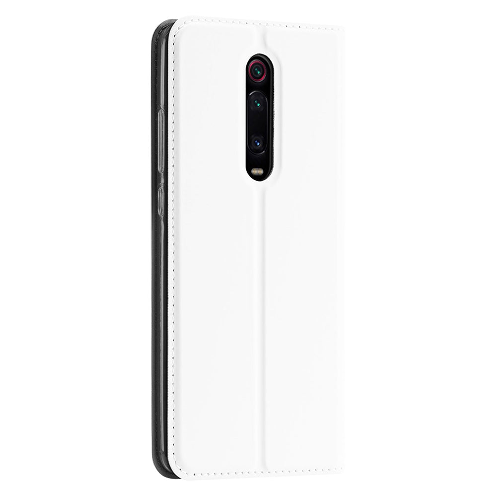 Bookcover Xiaomi Mi 9T Pro Hoesje Wit met Pashouder