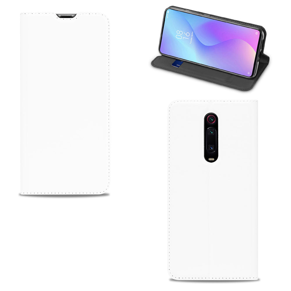 Xiaomi Redmi K20 Pro Bookcase Hoesje Wit met Pashouder