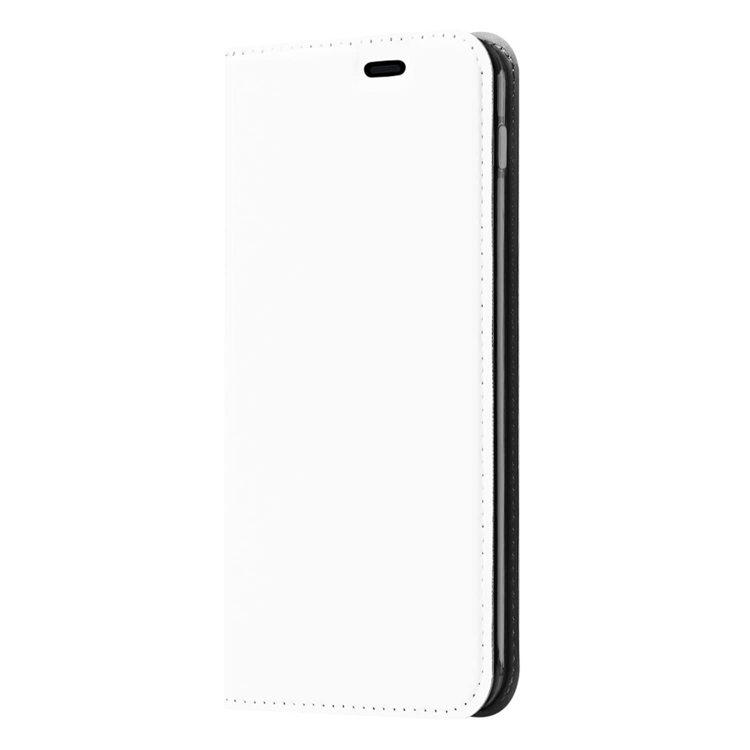 Bookcase Hoesje LG G8s Thinq Wit met Pashouder