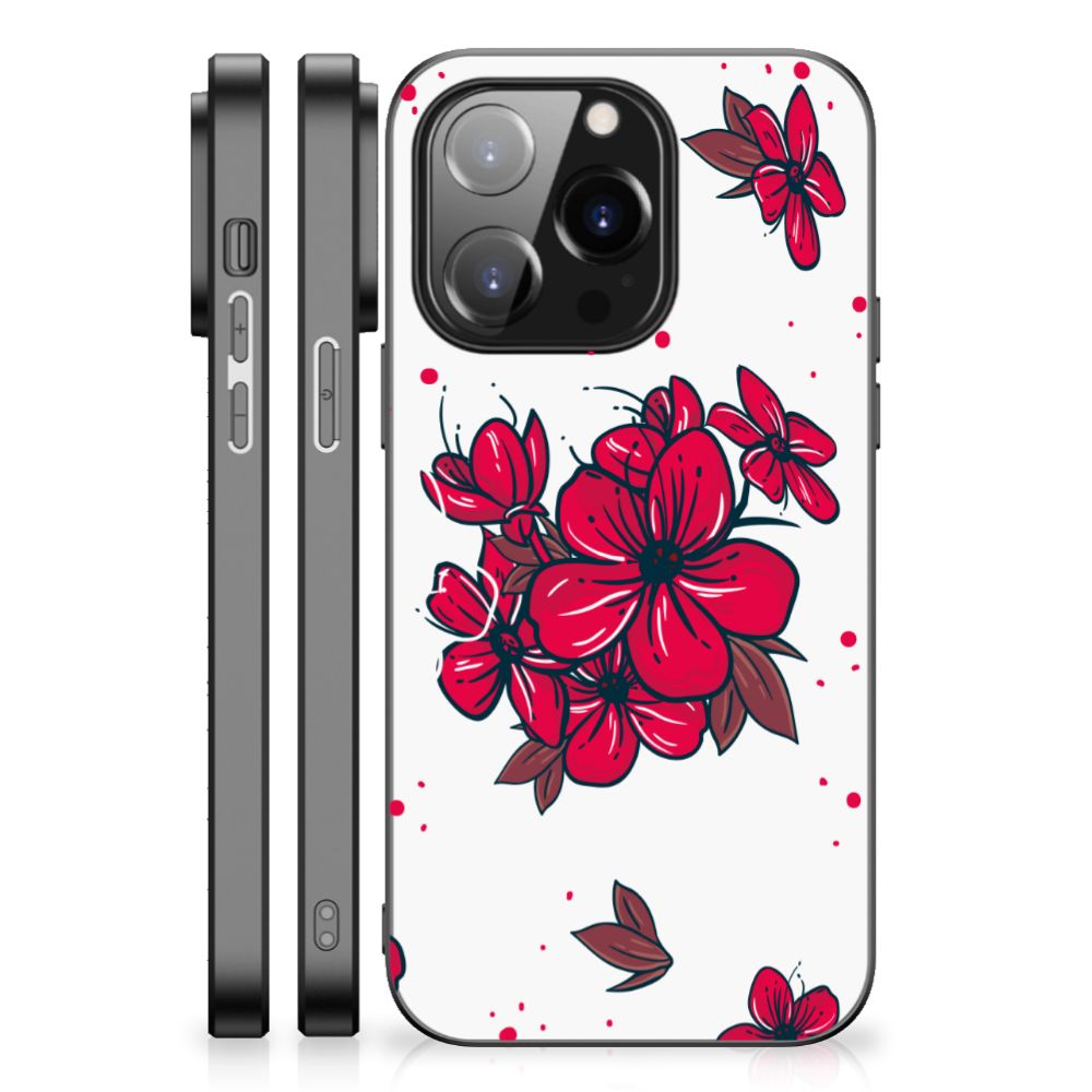 iPhone 14 Pro Bloemen Hoesje Blossom Red B2C Telecom