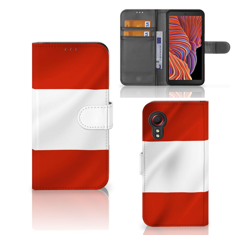 Samsung Galaxy Xcover 5 Bookstyle Case Oostenrijk