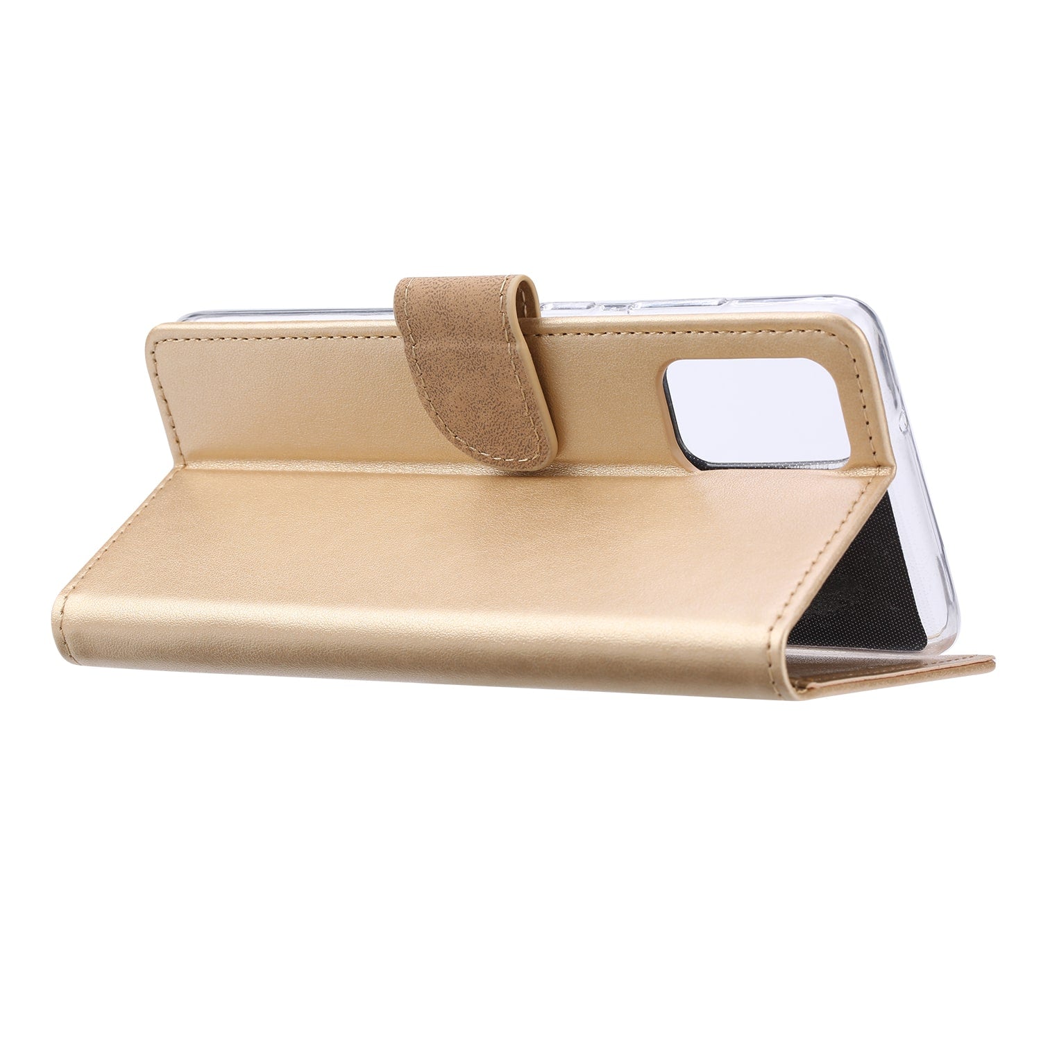 Samsung Galaxy S20 Hoesje Goud met Pasjeshouder