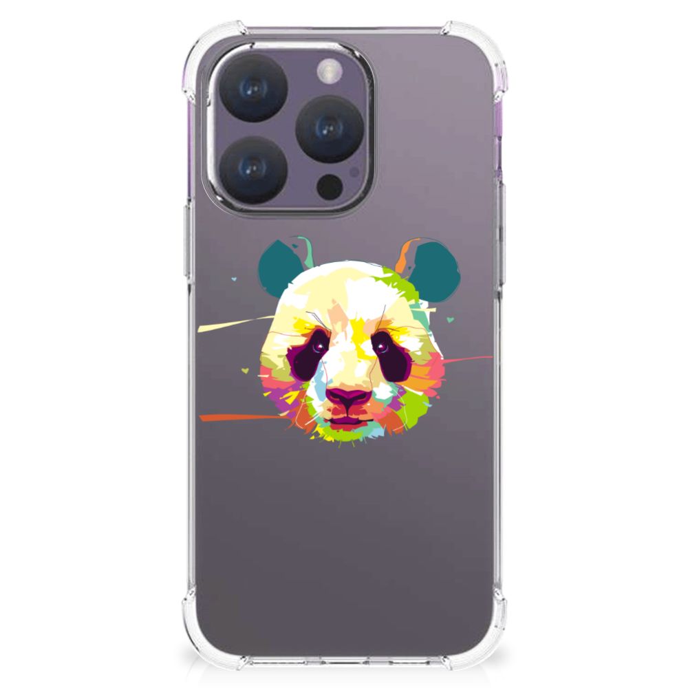 iPhone 15 Pro Stevig Bumper Hoesje Panda Color B2C Telecom