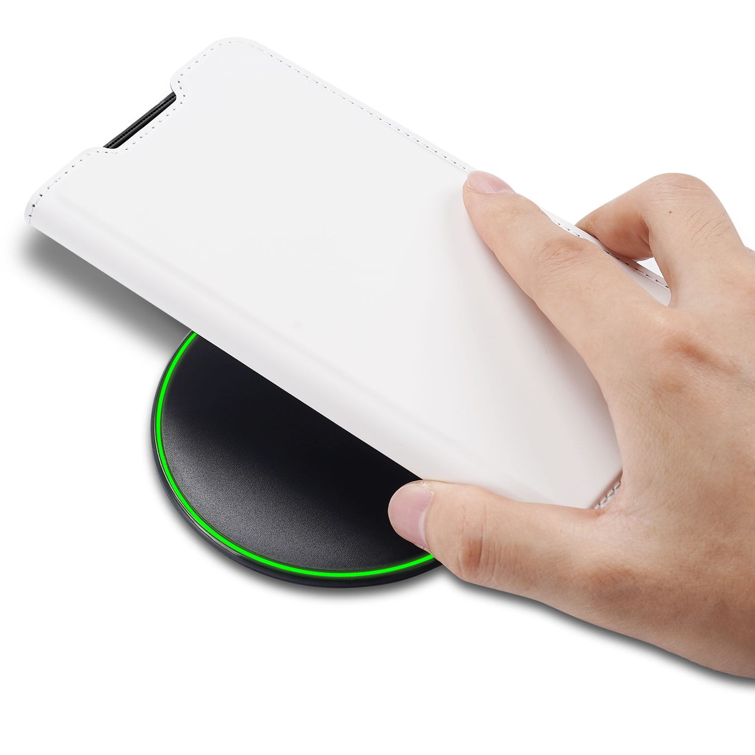 Samsung Galaxy S20 Bookcase met Pashouder Wit