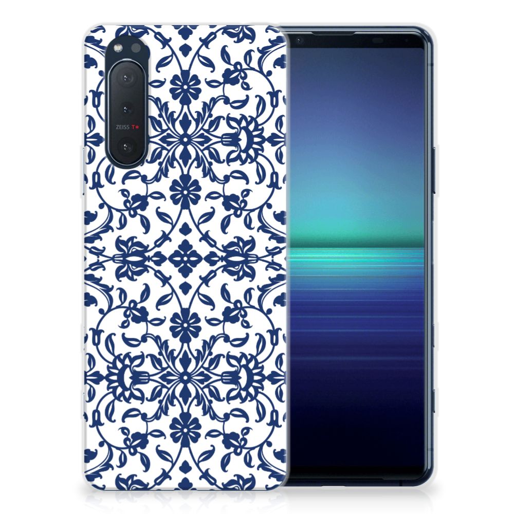 Sony Xperia 5II TPU Case Flower Blue B2C Telecom