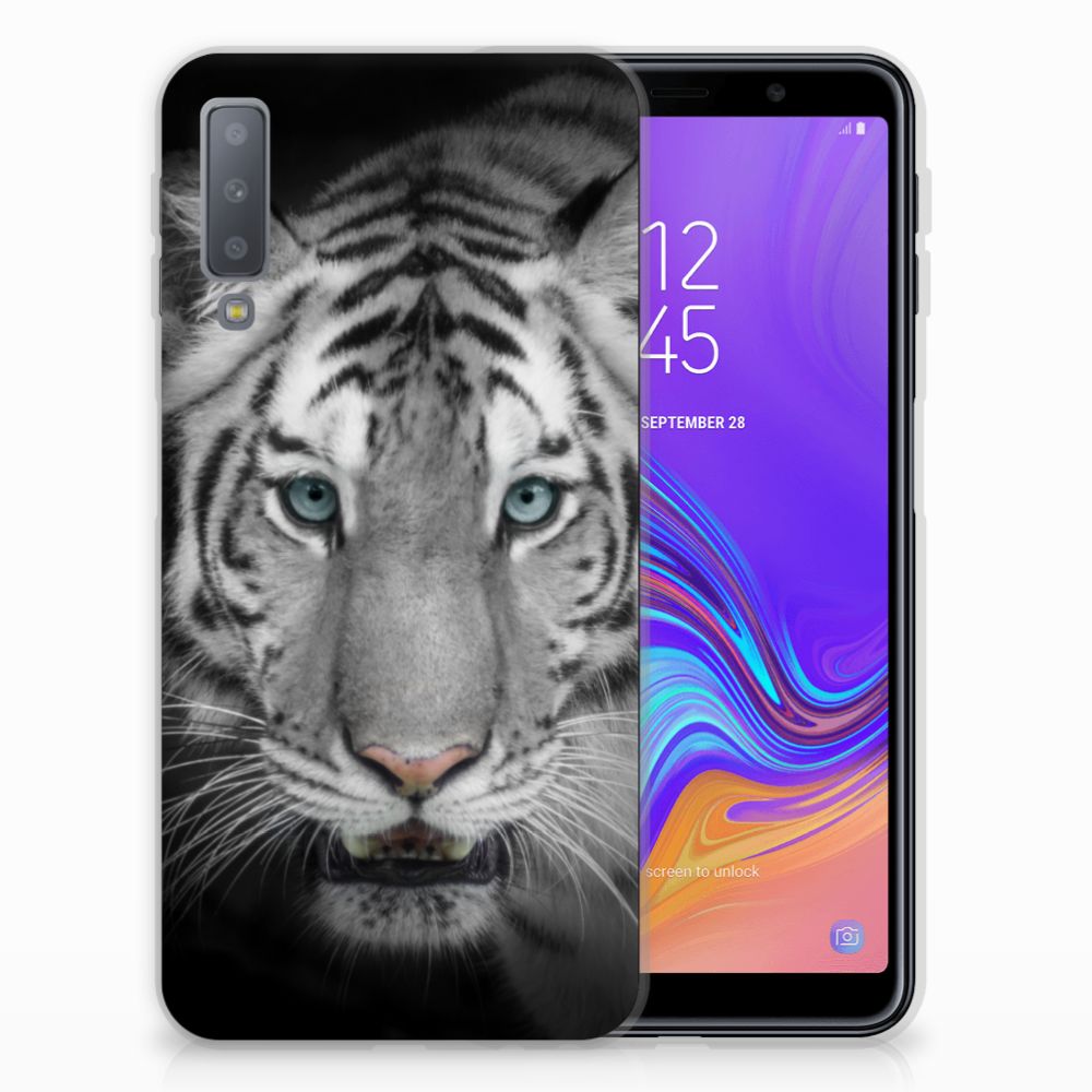 Samsung Galaxy A7 (2018) TPU Hoesje Tijger