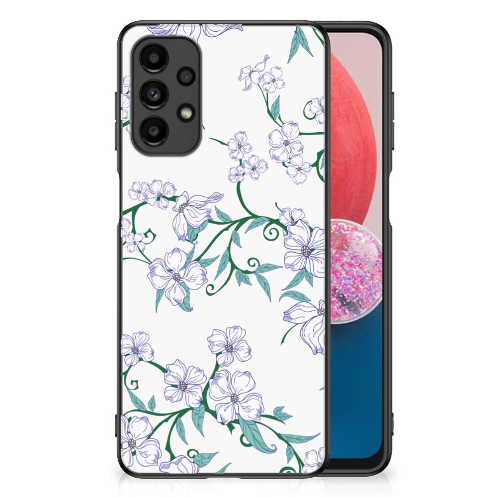 Samsung Galaxy A13 4G Uniek Bloemen Hoesje Blossom White B2C Telecom