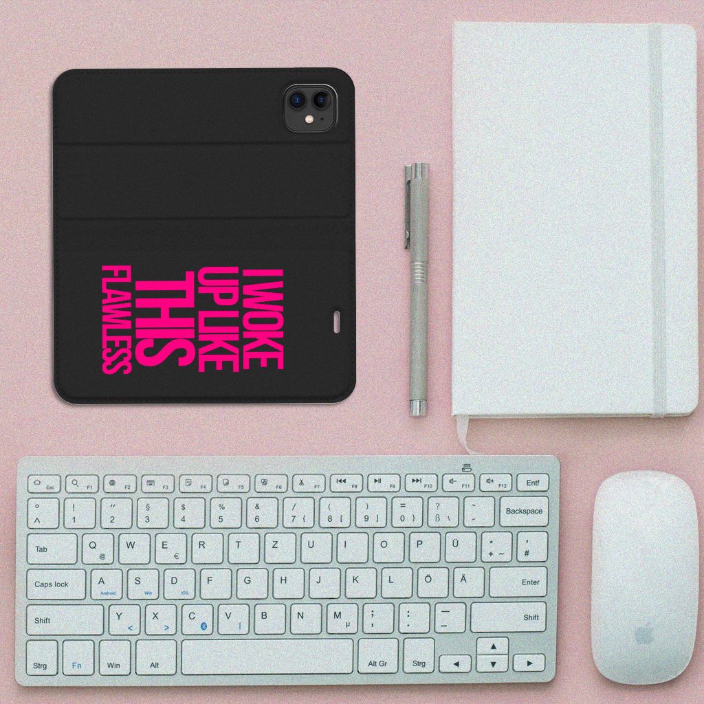 Apple iPhone 11 Hoesje met tekst Woke Up - Origineel Cadeau Zelf Maken