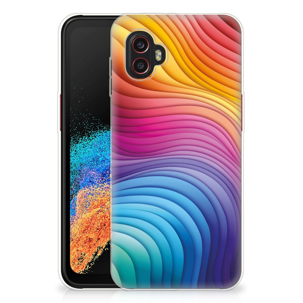 TPU Hoesje voor Samsung Galaxy Xcover 6 Pro Regenboog