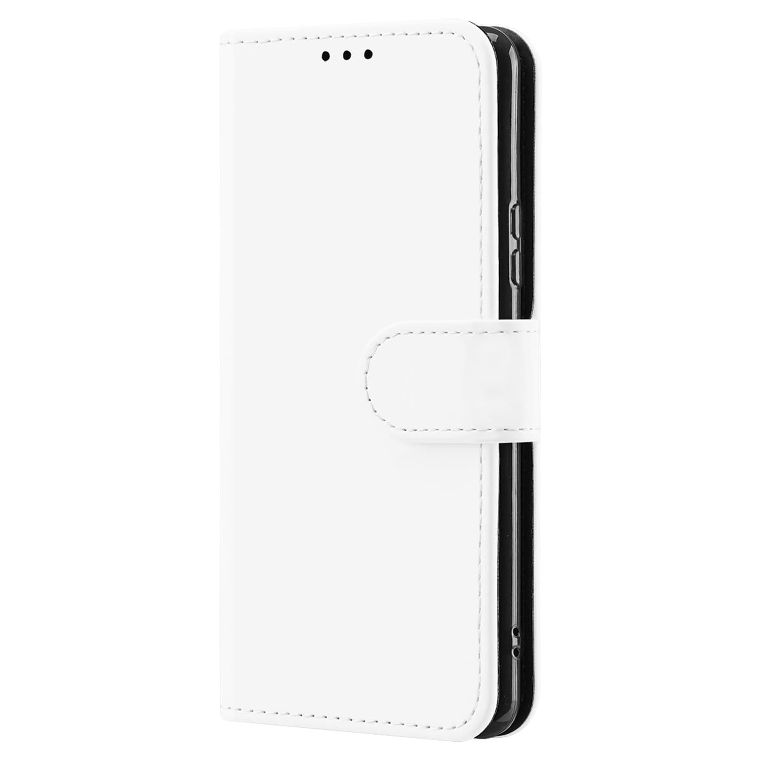 Bookcase Sony Xperia 10 II Hoesje Wit met Pasjeshouder