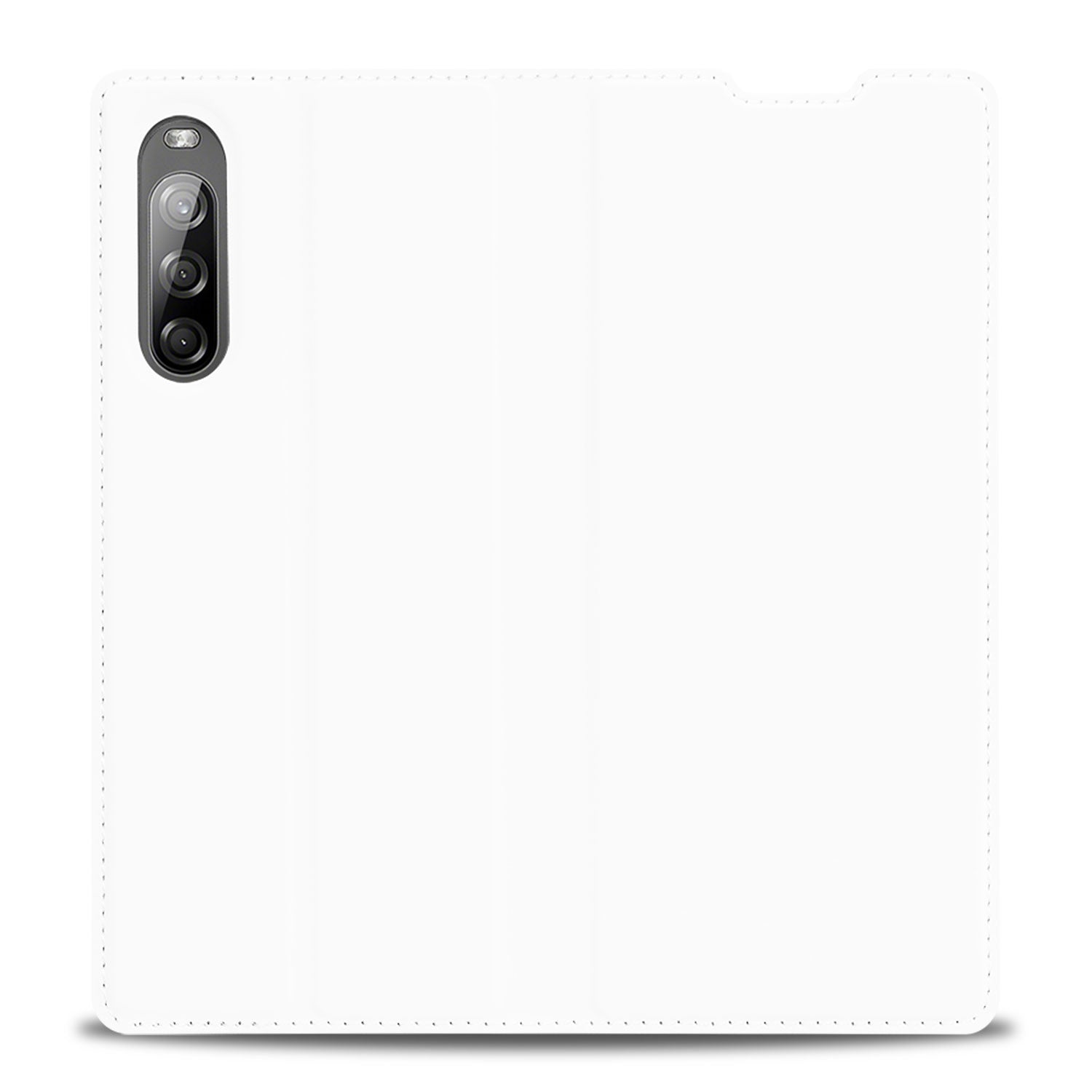 Wallet Book Case Sony Xperia L4 Hoesje Wit met Pashouder