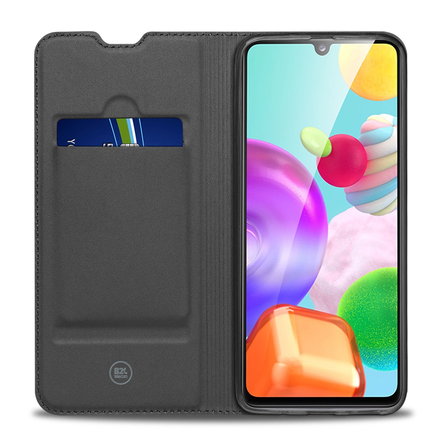 Hoesje Galaxy A41 Book Case Wit met Pashouder