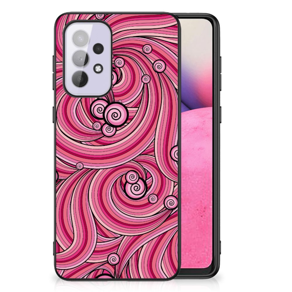 Samsung Galaxy A33 5G Leuk Telefoonhoesje Swirl Pink B2C Telecom