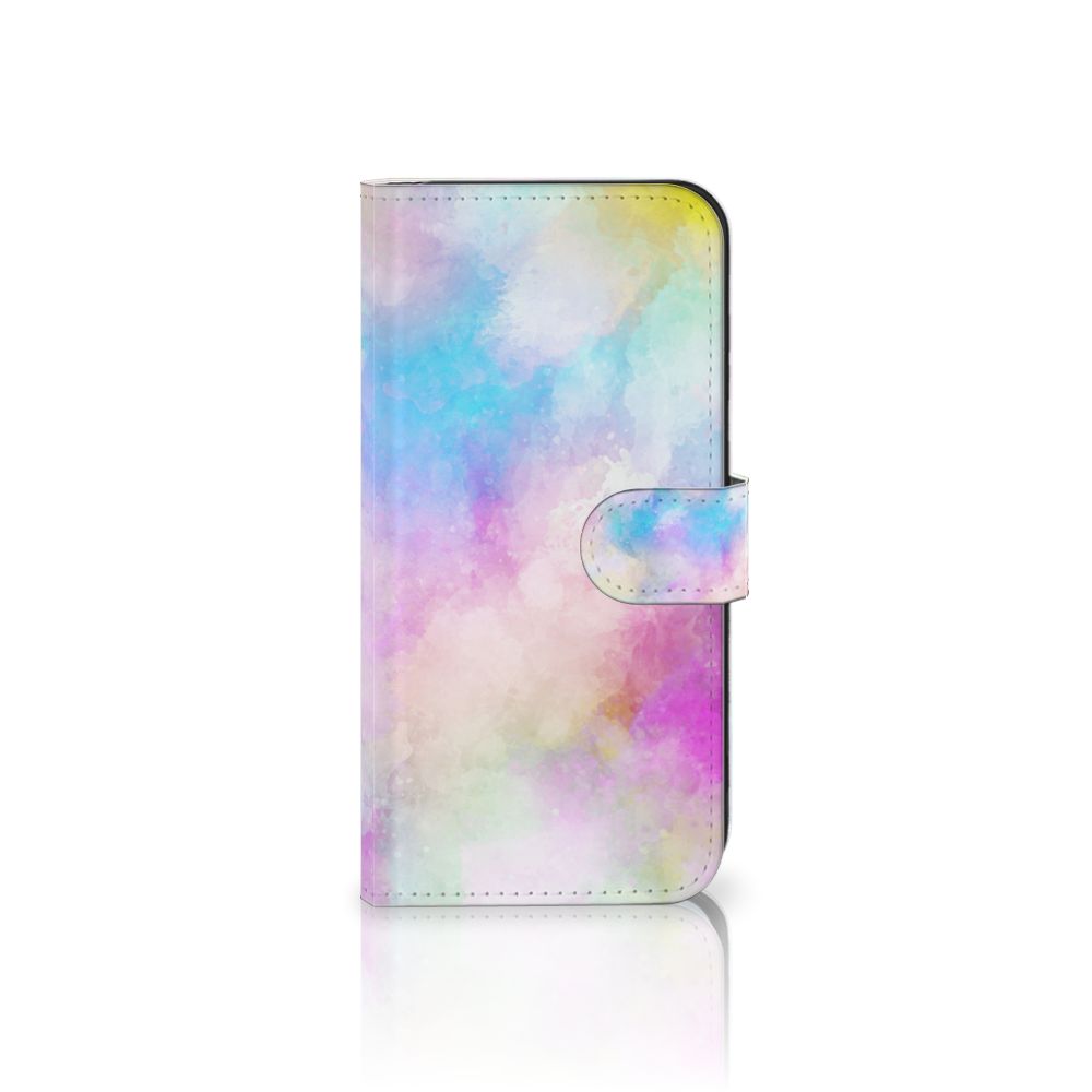 Hoesje Samsung Galaxy S25 Plus Watercolor Light, uniek design met pastelkleuren en pasjeshouder.