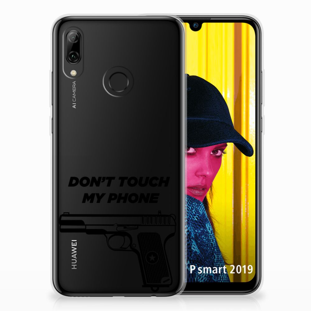 Huawei P Smart 2019 Silicone-hoesje Pistol DTMP