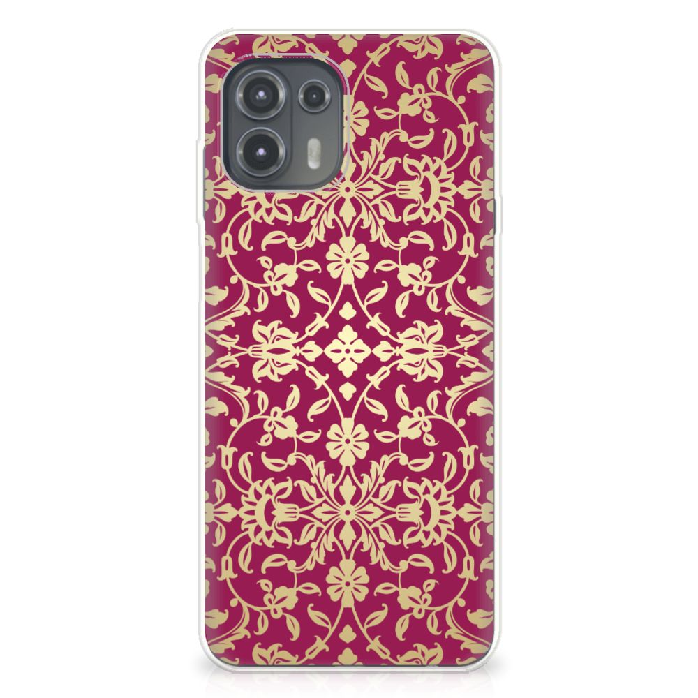 Siliconen Hoesje Motorola Edge 20 Lite Barok Pink B2C Telecom