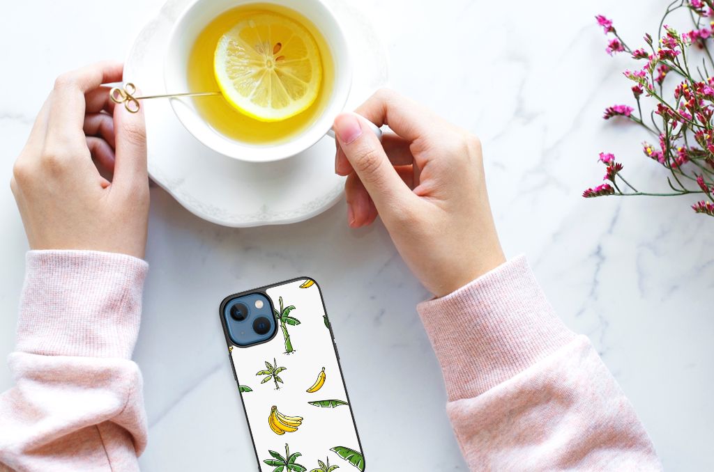 Apple iPhone 13 mini Bloemen Hoesje Banana Tree B2C Telecom