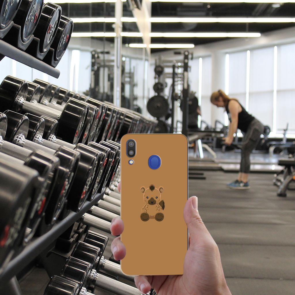 Samsung Galaxy M20 (Power) Telefoonhoesje met Naam Baby Hyena