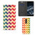 Nokia 5.1 (2018) Hoesje met Magneet Zigzag Multi Color