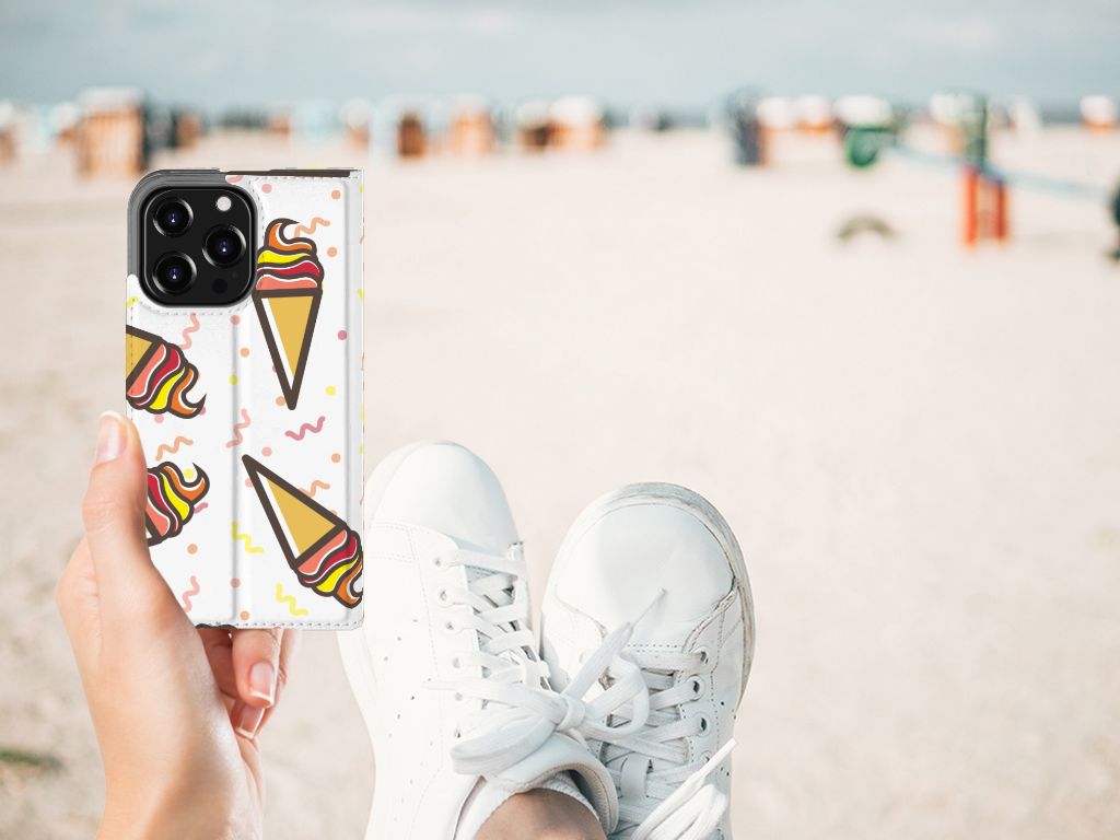 iPhone 13 Pro Flip Style Cover Icecream - B2C Telecom