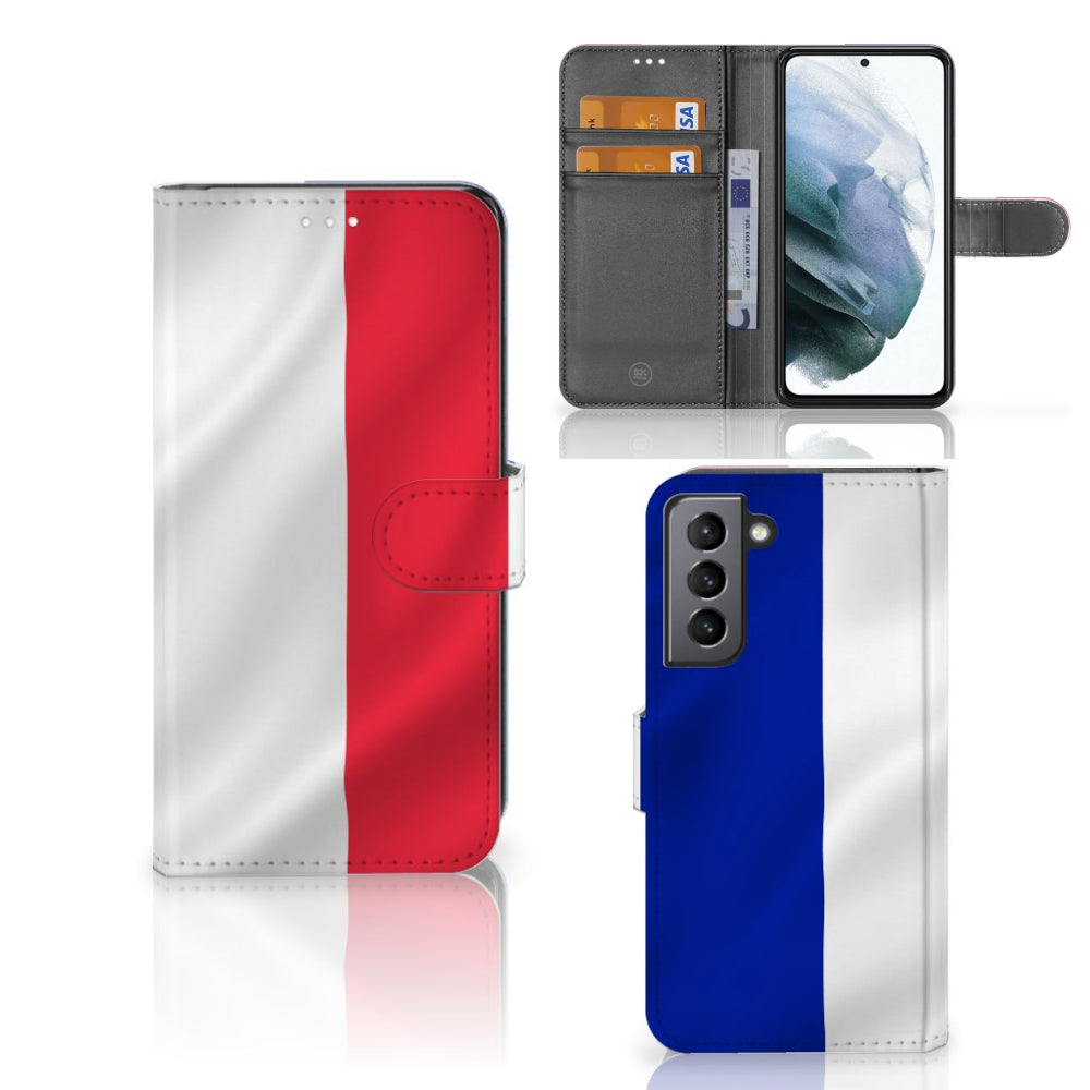 Samsung Galaxy S21 FE Bookstyle Case Frankrijk