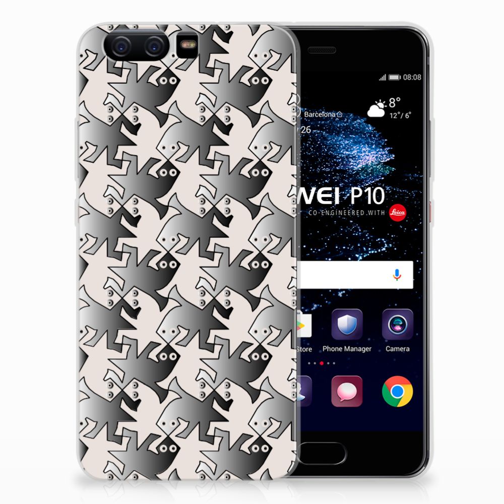 Huawei P10 TPU Hoesje Salamander Grey