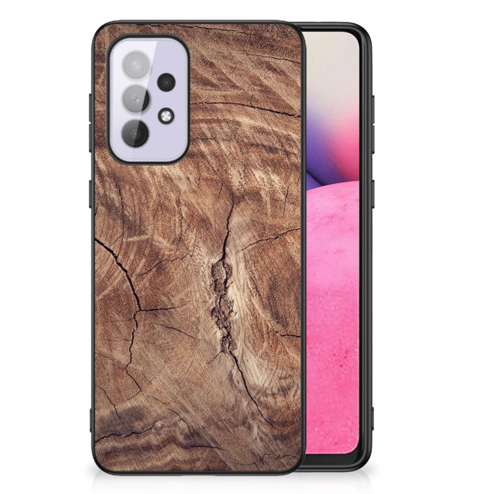 Samsung Galaxy A33 5G Houten Print Telefoonhoesje Tree Trunk