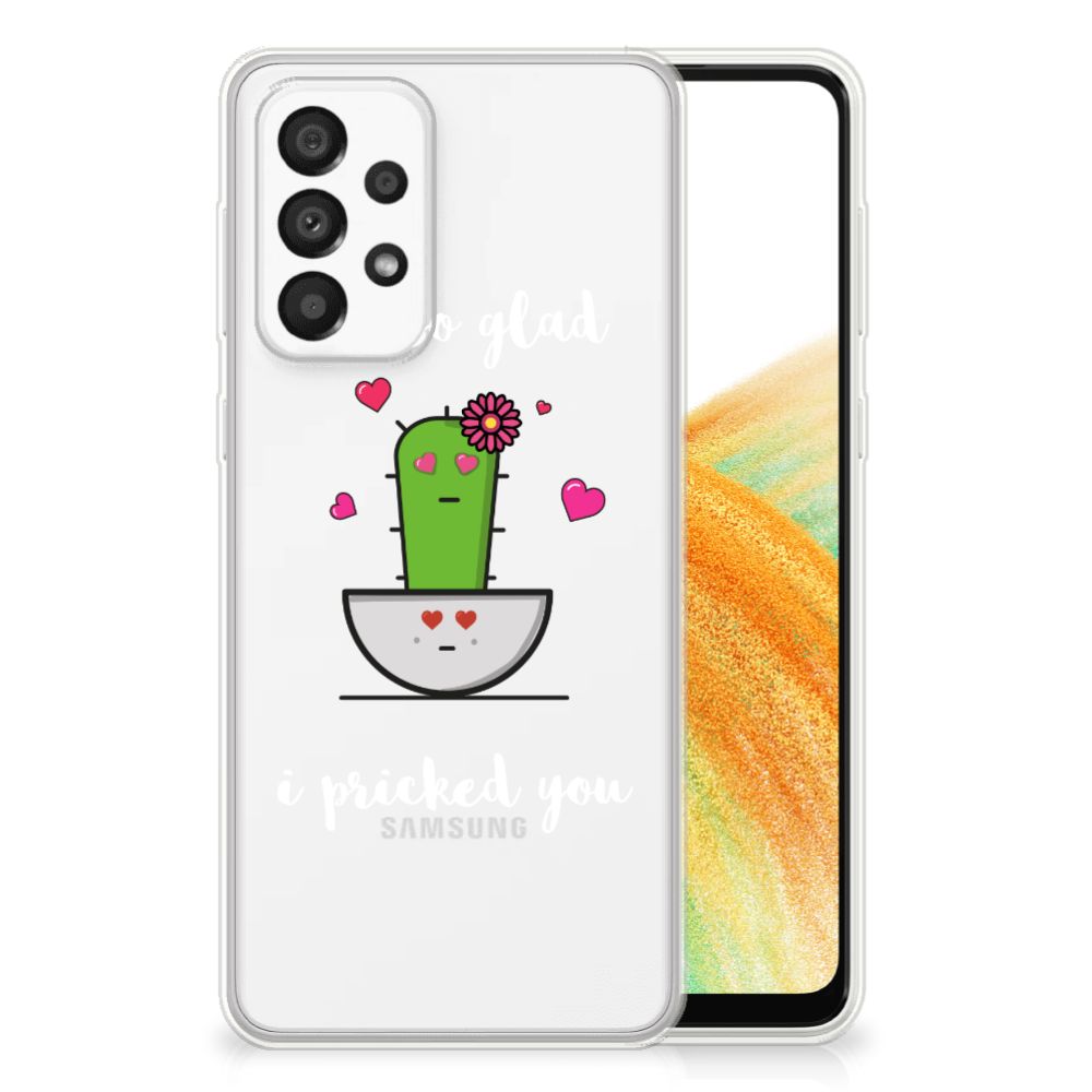 Samsung Galaxy A33 5G Telefoonhoesje met Naam Cactus Glad B2C Telecom