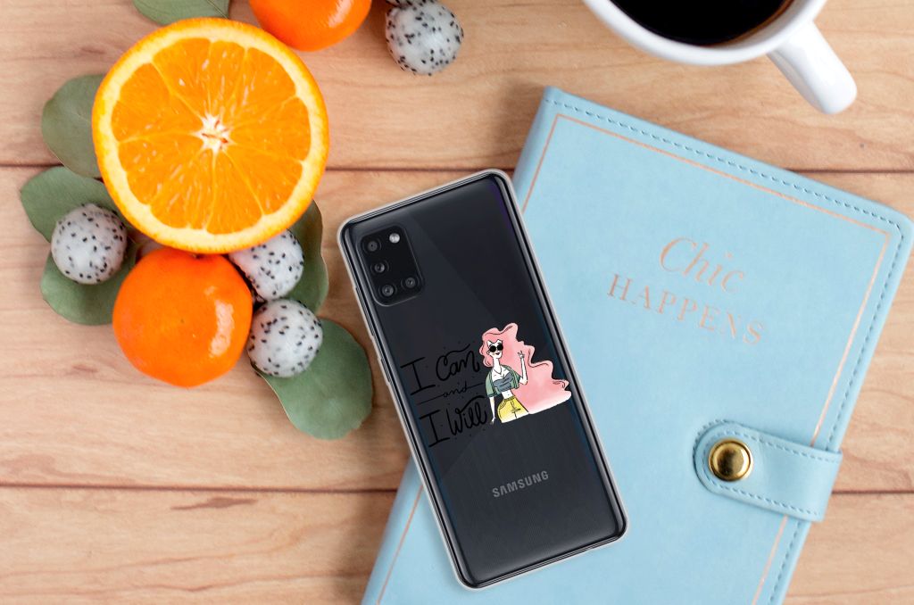 Samsung Galaxy A31 Telefoonhoesje met Naam i Can B2C Telecom