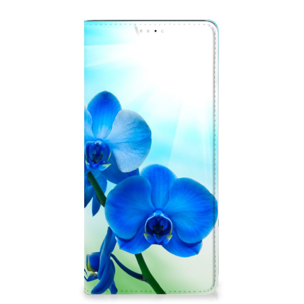 Samsung Galaxy A33 5G Smart Cover Orchidee Blauw - Cadeau voor je Moeder - B2C Telecom