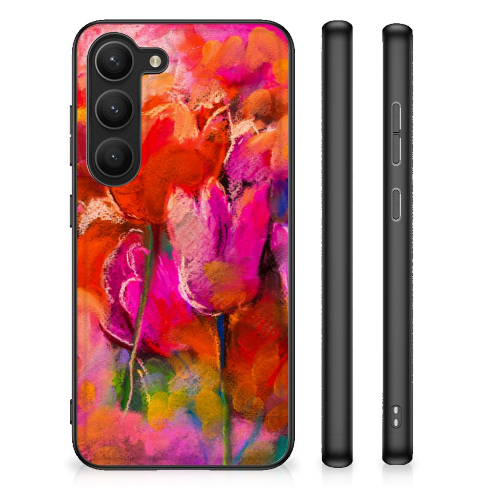Kleurrijke Telefoonhoesje Samsung Galaxy S23 Tulips
